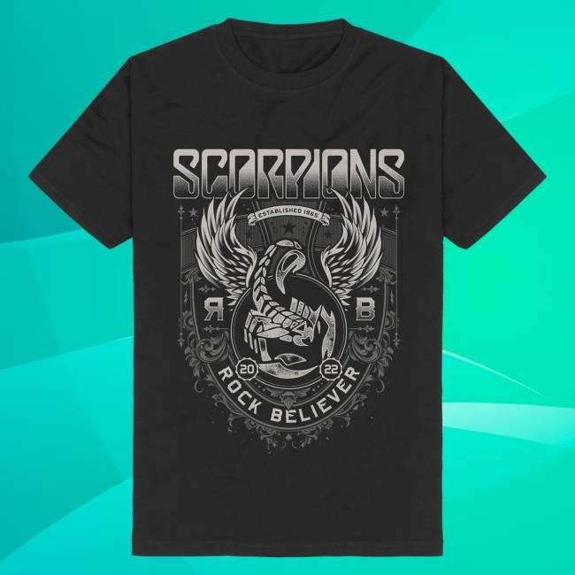 Official Scorpions Rock Believer Ornaments Shirt