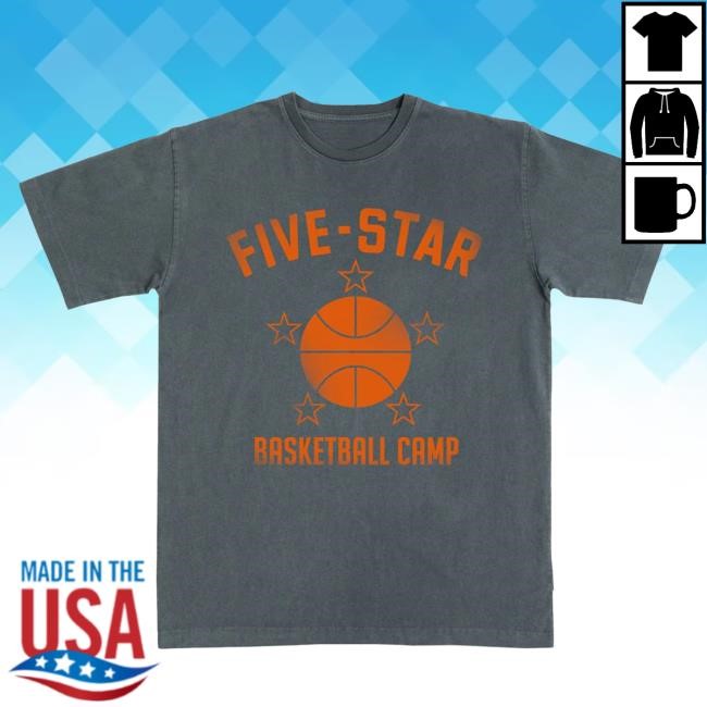 Official Slam Merch Store Shop Five-Star Basketball Camp Heavy Top Shirt Slam Goods Apparel