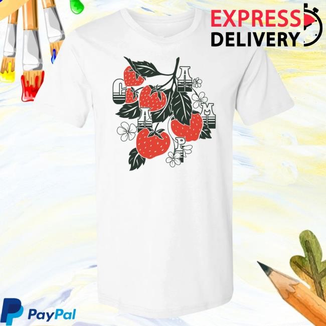 Official Caamp Merch Strawberry New Shirt (White)