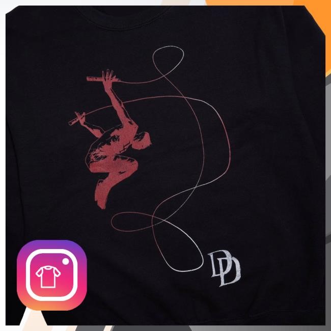 Official Heroes And Villains Marvel Daredevil Billy Club Crew Neck