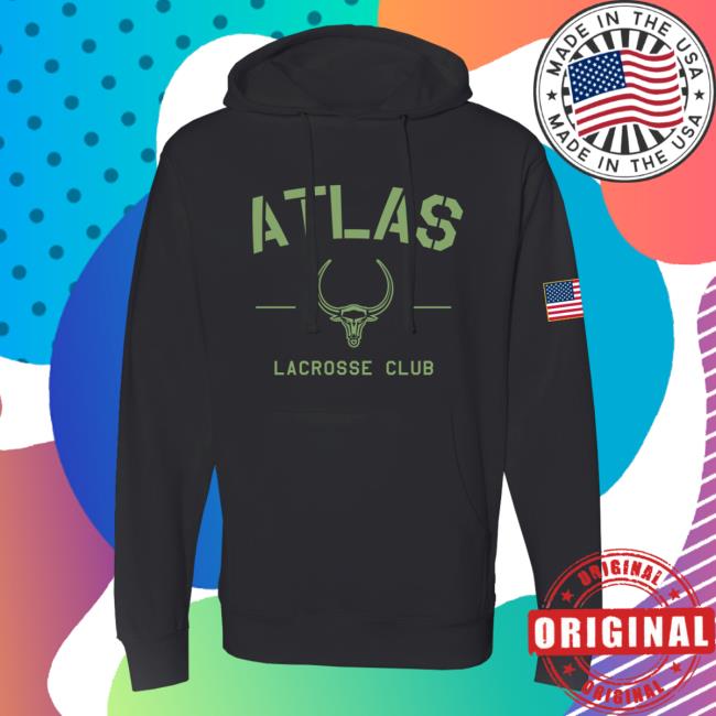 Official Premier Lacrosse League Shop Atlas Usa Lacrosse Club Hooded Sweatshirt