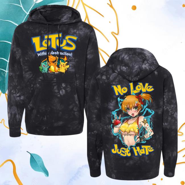 Official Merch Now Within Destruction Lotus Black Tie Dye Pullover Sweatshirt MerchNow