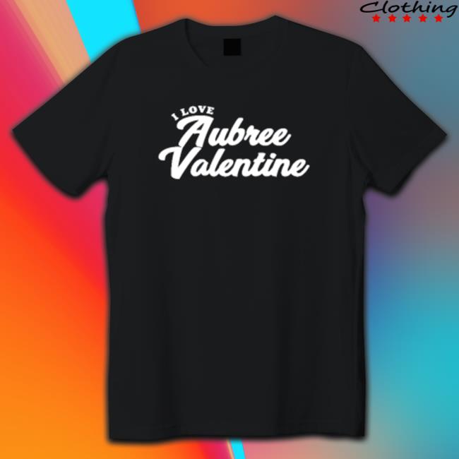 I Love Aubree Valentine Hoodie