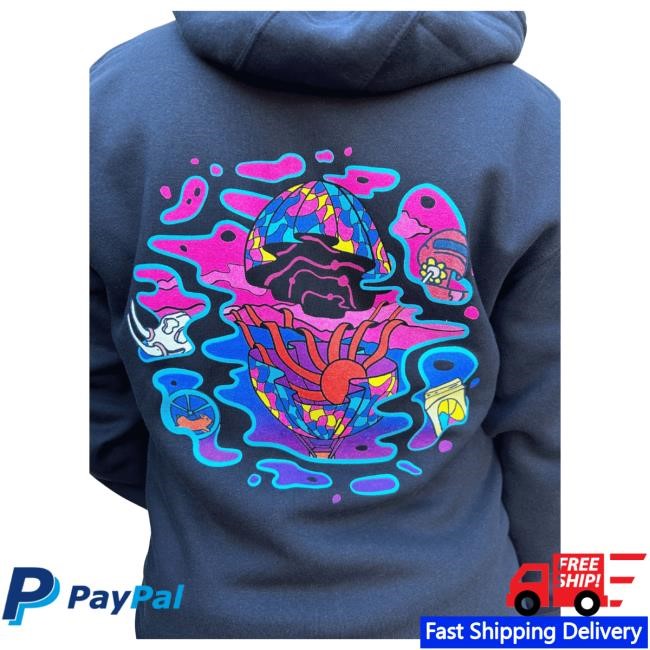Official Meow Wolf Store Shop Merch MeowWolf Balloon Fiesta 2024 Zip Pullover Hoodie Meow Wolf Apparel Clothing