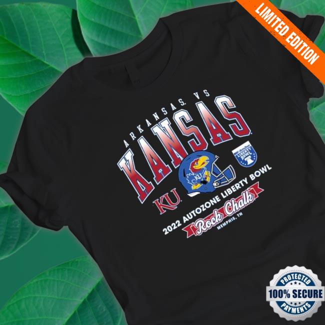 Arkansas vs Kansas 2022 Autozone liberty Bowl rock chalk Tee Shirts