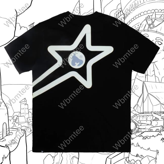 Official Money Clothing Sig Star Tee Shirt Black