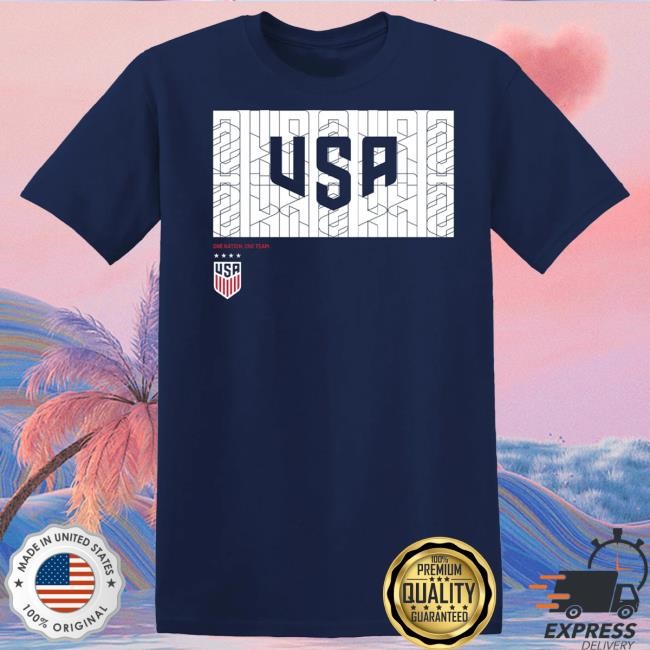USWNT Stacked Navy Shirt