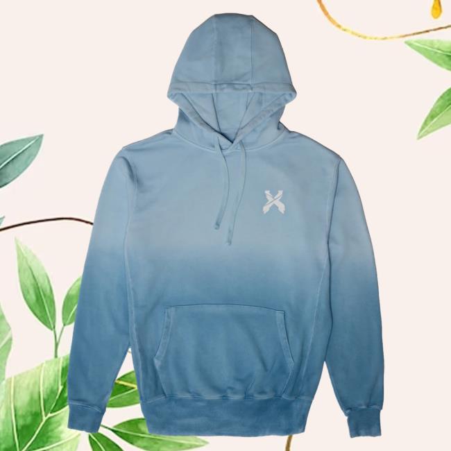 Official Excision Merch Sliced Logo Ombre Crew neck (Blue)