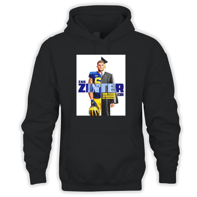 Zak Zinter 2nd team academic all-American Hoodie