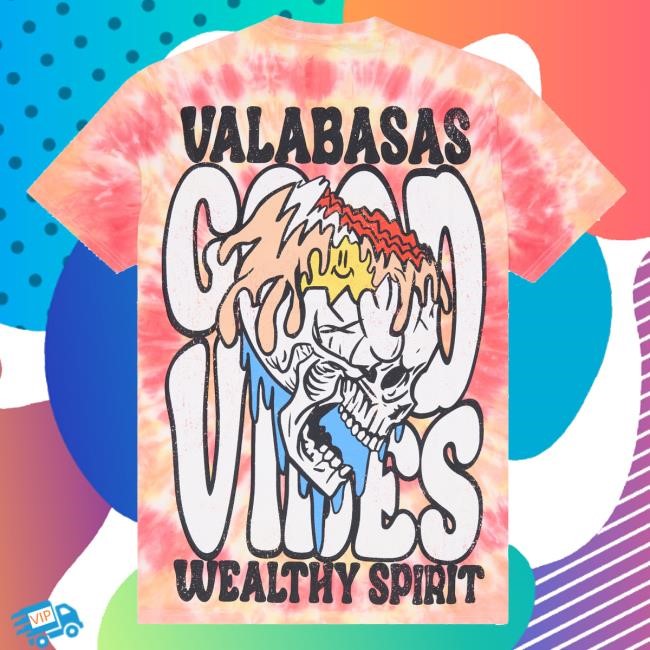 Valabasas "Wealthy Spirit" Red/Yellow/Orange Tee Shirt