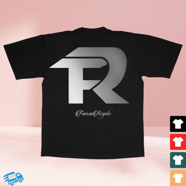 Official Fuerza Regida Merch Store Fuerza Regida Fr Logo - Black S/S Tees Fuerza Regida Clothing Shop FuerzaRegida