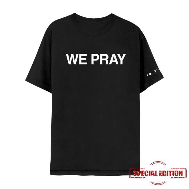 Official Coldplay Apparel Store We Pray New T-Shirt Coldplay Moon Music