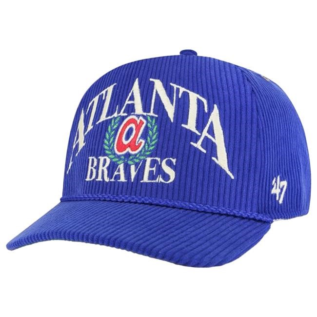 47 Atlanta Braves Blue Pitchout Rope Hitch Cap Rally House