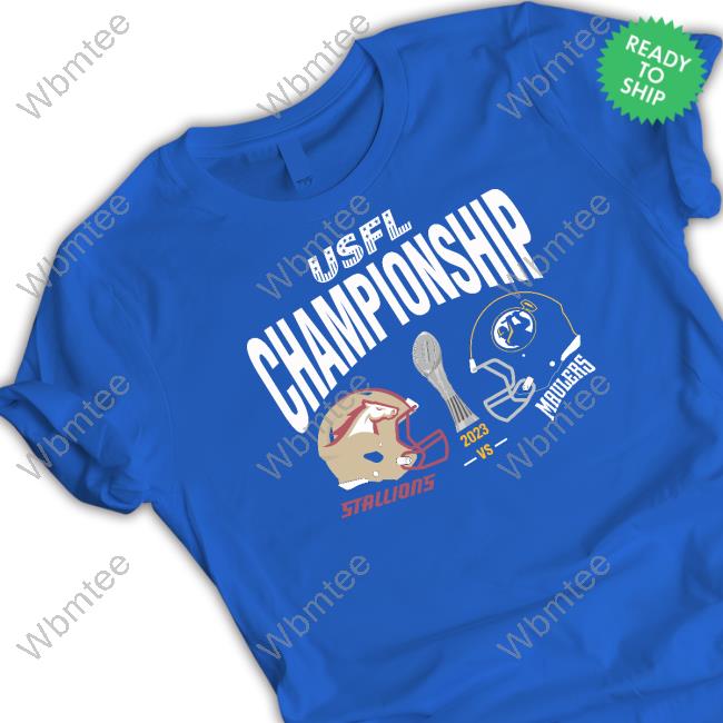 USFL Championship Birmingham Stallions Vs Pittsburgh Maulers Match Up Hoodie