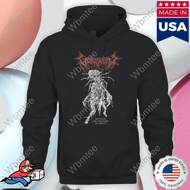 Official Night Shift Merch Graveview Ruthless Obliteration Of Sanity T Shirt