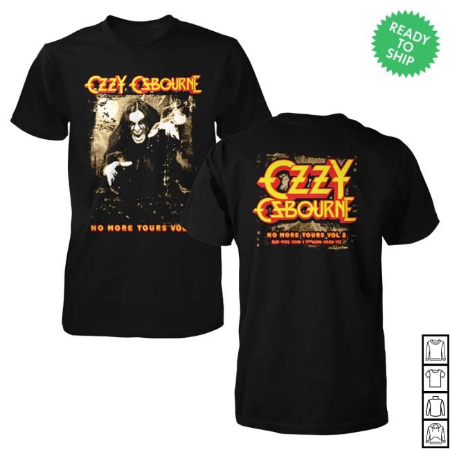 Ozzy Osbourne Rising With Tourback Shirts Ozzy Osbourne Merch Store Shop Official