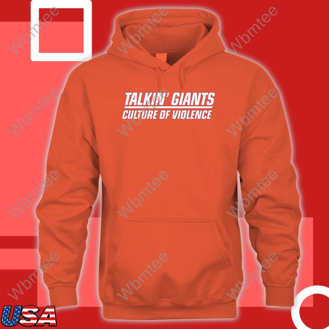Jomboy Media Talkin' Giants Culture Of Violence Shirt