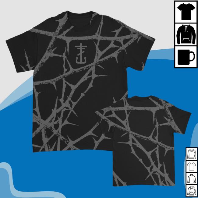 Official Frank Iero Merch Thorns Frank Iero All Over Print T-Shirts