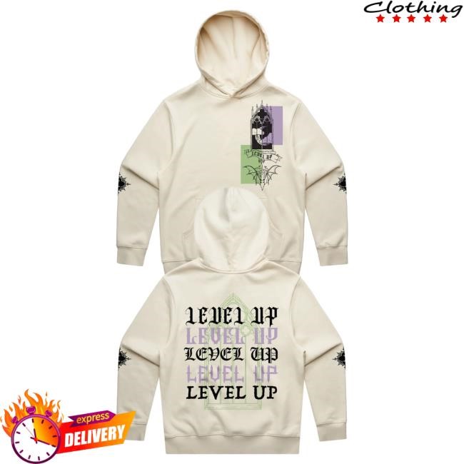 Official Level Up Merch Store Level Up - Solar Summer Midweight Pullover Sweatshirt Levelupdub