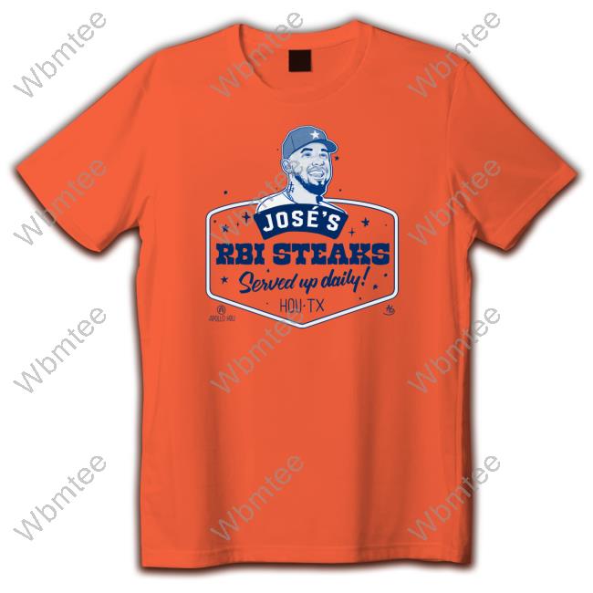 Apollohou Store José's Rbi Steaks Served Up Daily T-Shirt Apollo Media