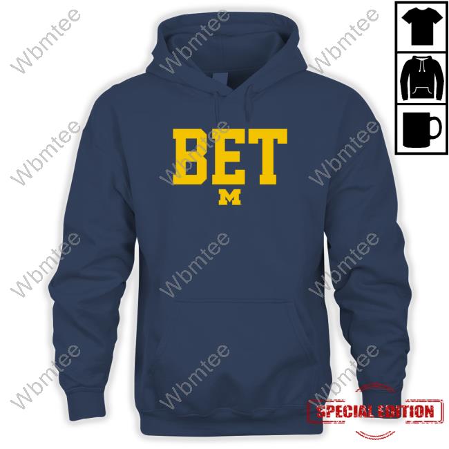 Official Michigan Wolverines Football Bet T Shirt