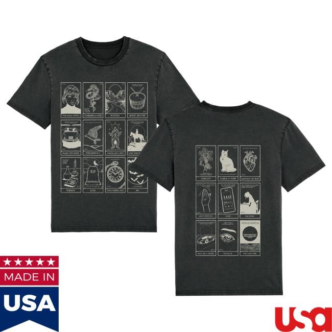 Official Maisie Peters Merch Store Shop Maisie Peters Tarot Negative Tshirt MaisiePeters
