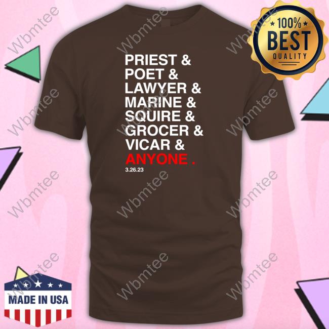 Official Ham4Ham Priest Poet Lawyer Marine Squire Grocer Vicar Anyone Sweatshirt