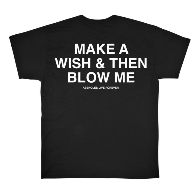 Official Linda Finegold Merch Store Stop Make A Wish & Then Blow Me Long Sleeve New Shirt Black Lindafinegold Clothing Shop