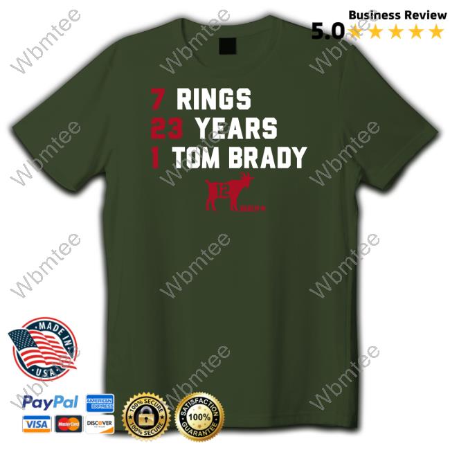 Breakingt Tom Brady Goat List 2023 Shirt