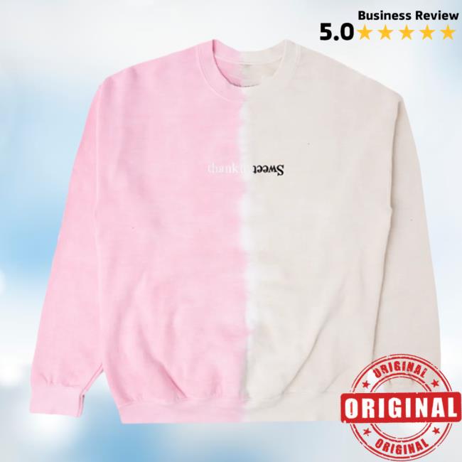 Ariana Grande Shop Sweetener Split-Color Sweater