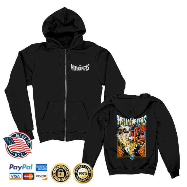 The Hellacopters - Machado Zipper Hoodie The Hellacopters Merch