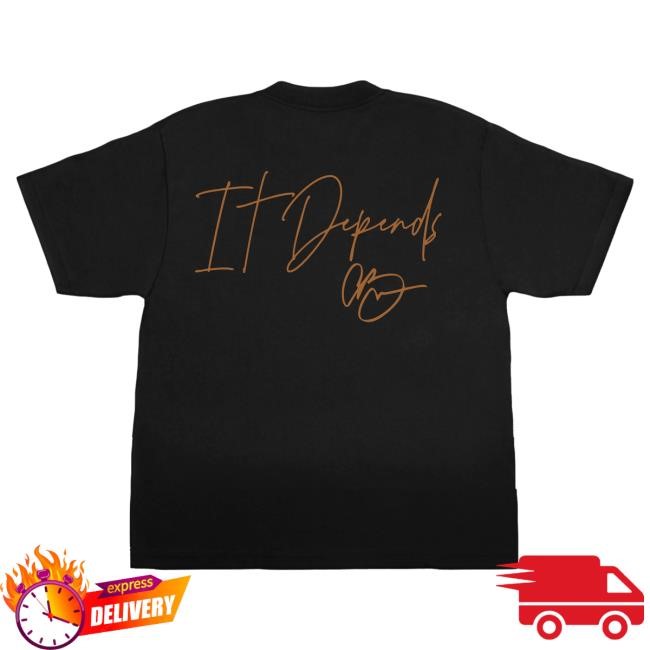 Chris Brown It Depends S/S T Shirt Chris Brown Official Merch Store