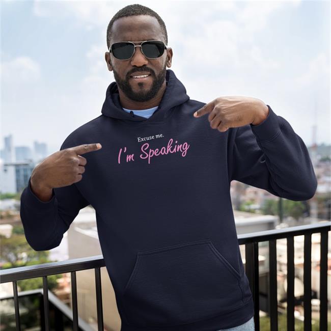 Stacey Abrams Excuse Me I'm Speaking Hooded Sweatshirt Afrosabi
