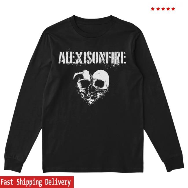 Official Alexisonfire Barbed Wire Heartskull Long Sleeve Tee