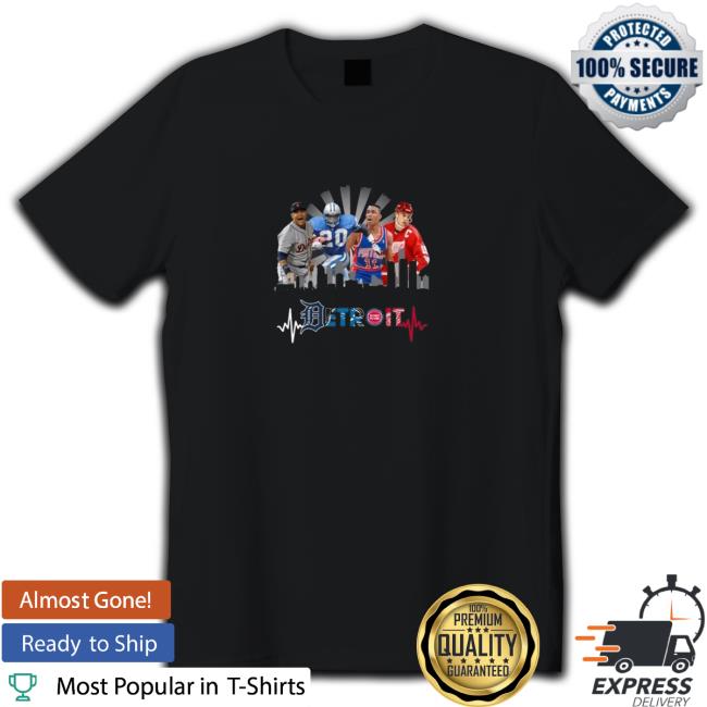 Detroit Four Team City 2022 Long Sleeve Tee Detroit Four Team City 2022 Hoodie