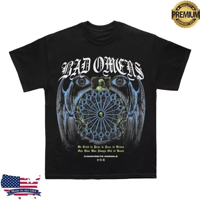 Official Bad Omens Concrete Jungle Lyrics Tee - Bad Omens