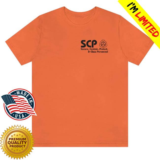 Official Scp Merch D-Class T Shirts