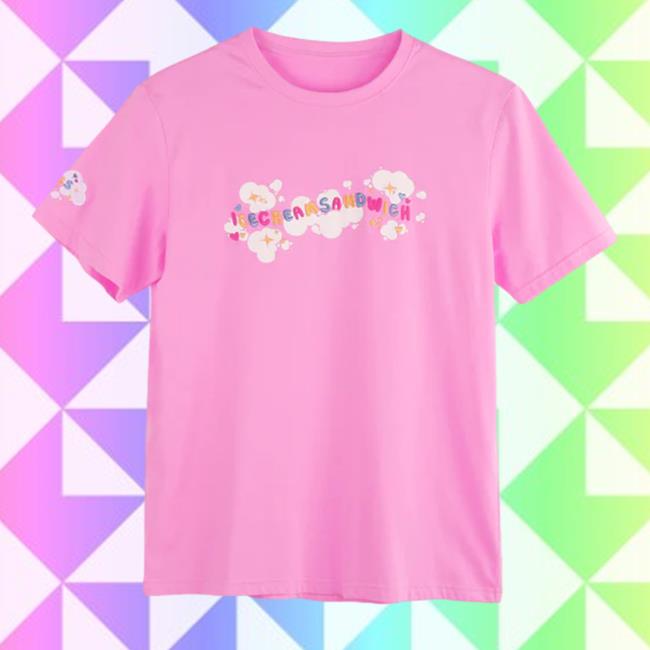 Official Ice Cream Sandwich Merch Strawberry Shirt