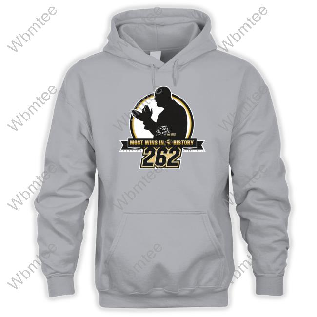 Official Tad Boyle 262 Most Wins In Colorado Basketball History T Shirt