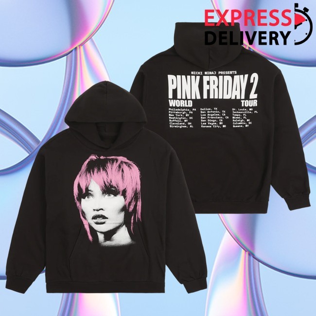 Nicki Minaj Roman Hoodie Pink Friday 2 Tour Merch
