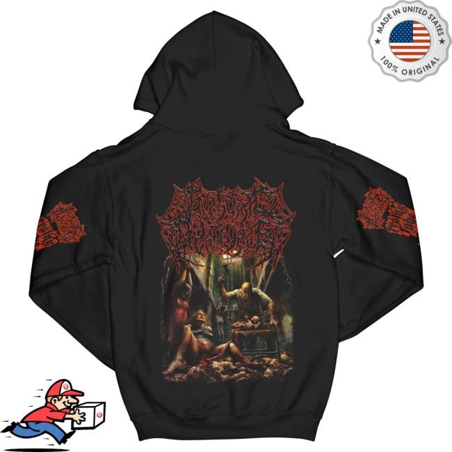 Official Reality Fade Merch Store Guttural Disgorge 'Inhumane Perversion' Hoodie RealityFade