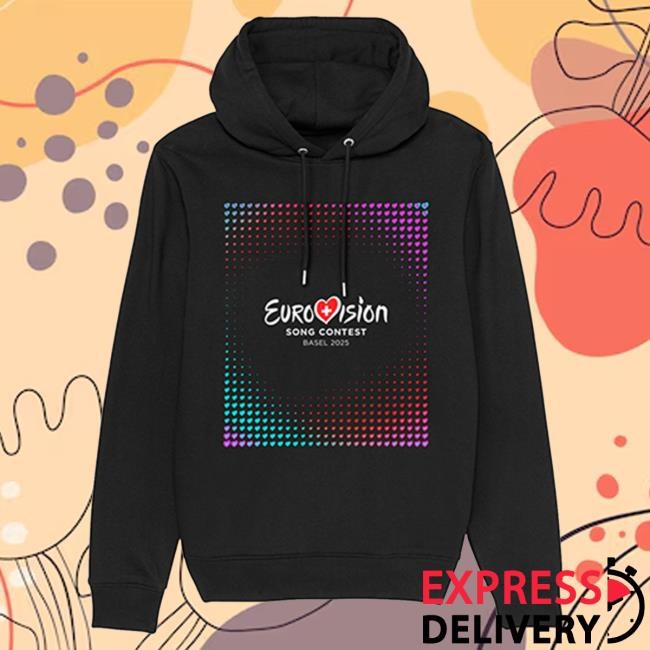 Eurovision Song Contest Pullover Hoodie Unity Shapes Love Eurovision 2025