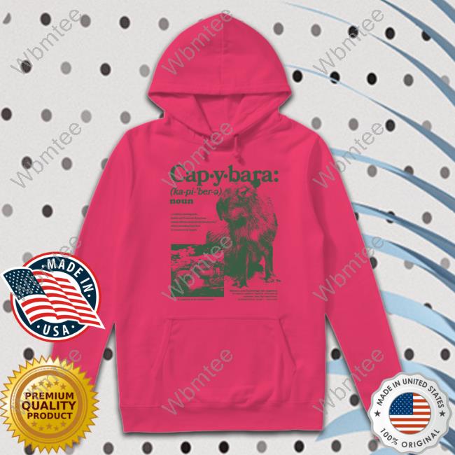 Capybara Defined Limited Edition Shirts Capybara Defined Tee Shirt Kapybara007
