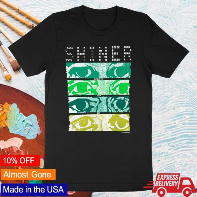 Official Merchtable Shiner Band Painted Eyes Tshirt