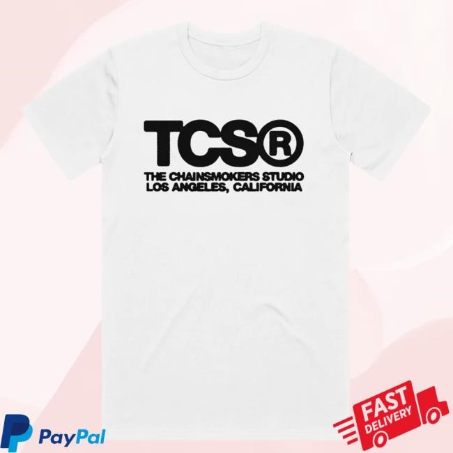 Official The Chainsmokers Merch The Chainsmokers TCS White Popover Shirt