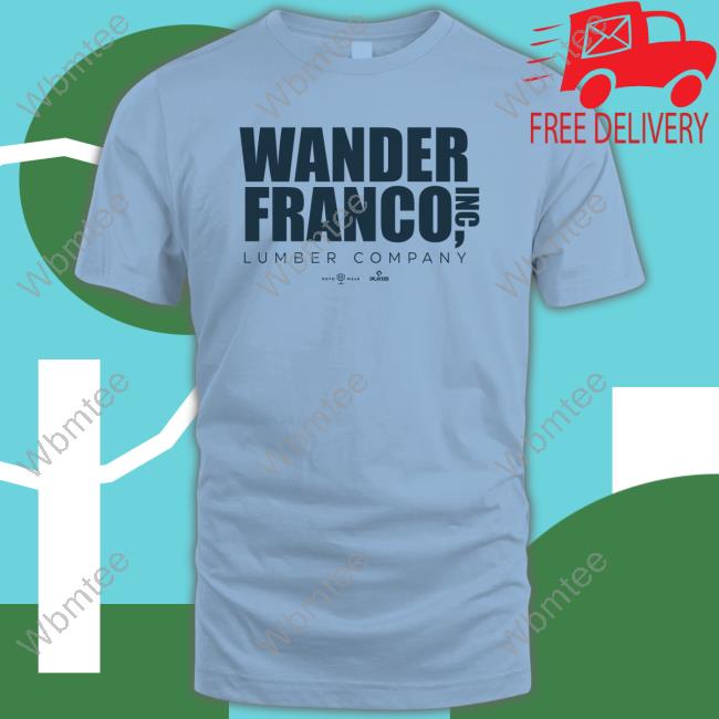 Official Tampa Bay Rays Wander Franco Lumber Company Tee Shirt