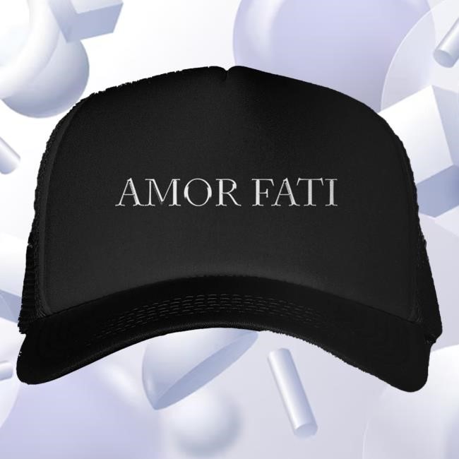 Joe Bartolozzi - Amor Fati Black Trucker Cap Joe Bartolozzi Merch