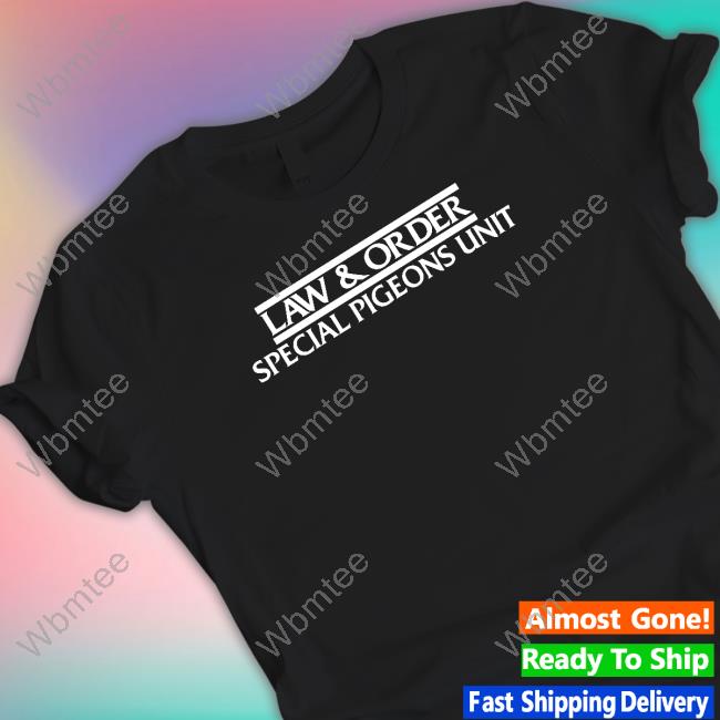 Law And Order Special Pigeons Unit Black Shirt