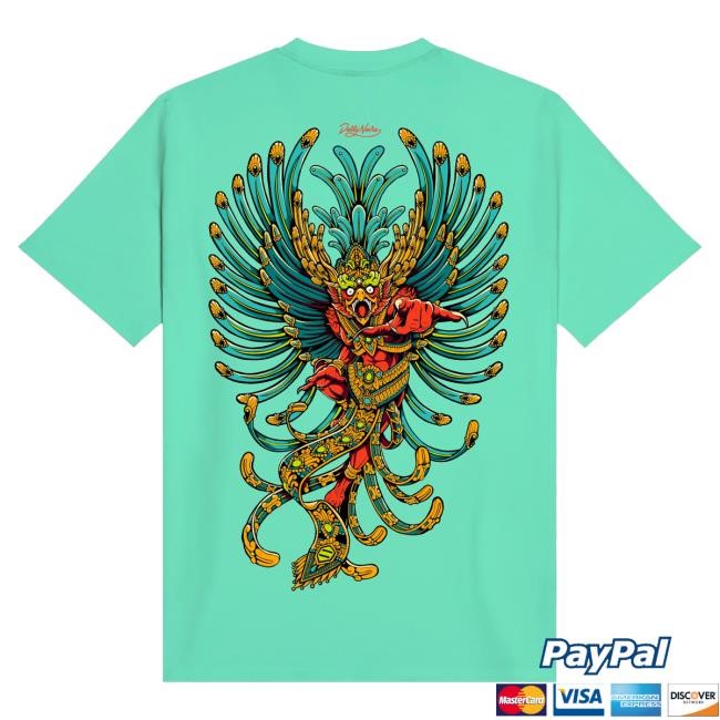 Dolly Noire Garuda Shirts Turquoise