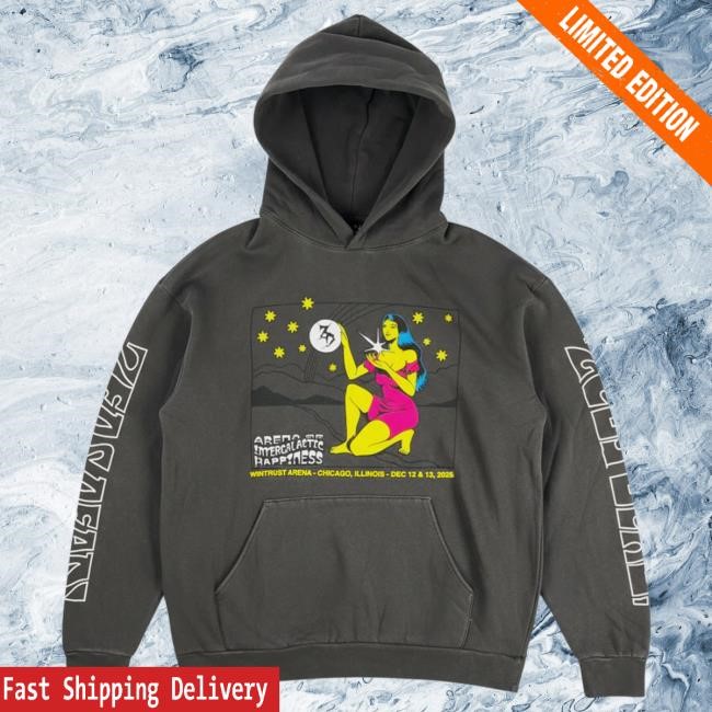 Official Zeds Dead Merch Store Zeds Dead - Chicago - Arena Of Intergalactic Happiness Pullover Hoodie